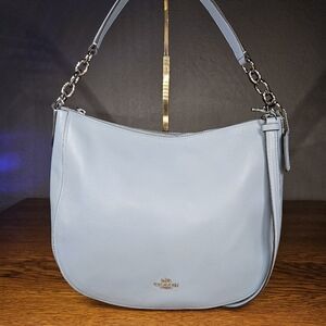 Coach Elle Hobo Crossbody Bag Powder Blue